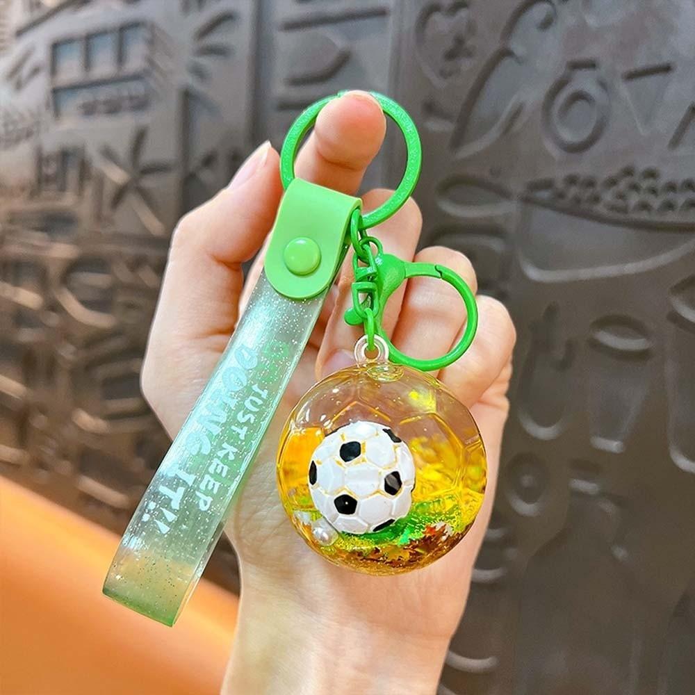 Transparent Football Quicksand Bottle Quicksand Bottle Small Ornament Over 15 Years Old
