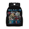 Рюкзаки Аниме One Piece Ретро Команда Соломенной Шляпы Коллаж Из Персонажей Daypack ita bag mochila Винтажное Путешествие Прочный Наплечный Рюкзак