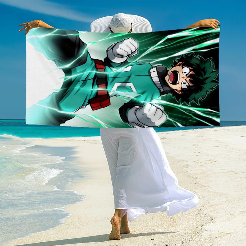 deku Fashion Beach Towel: Ideal for Summer Adventures Soft, absorbent and quick drying suitable for swimming and bathing
