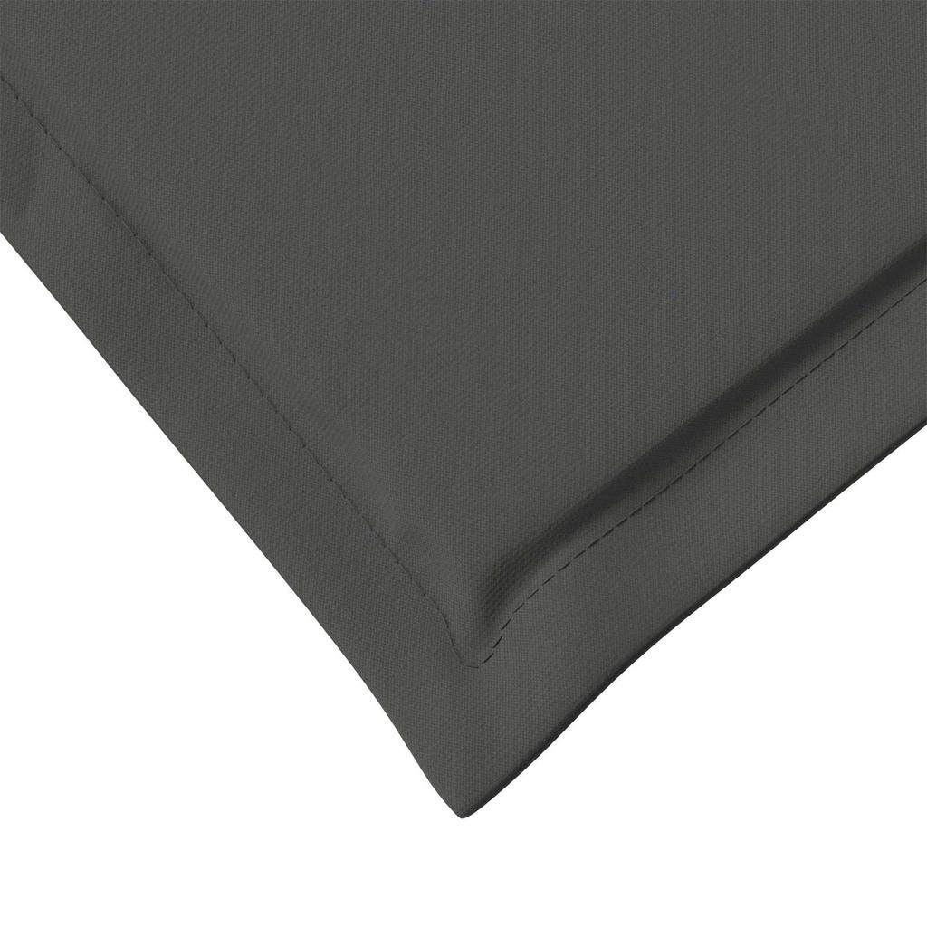 Seat and Back Cushions 4 pcs Anthracite 47 x 45 x 2 cm Polyester