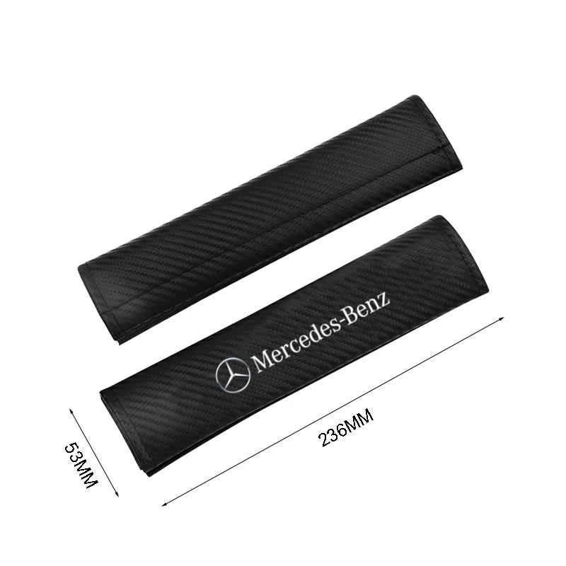 CRI1Car Seat Belt Shoulder Cover Pad Decompression Comfort For Mercedes benz E GLK CLS A W204 W213 W221 ML ABR Apple Tree Accessorie