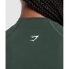 Gymshark Куртка Vital Seamless 2.0 Midi Zip Up Woodland Green Marl B5a9q Ebtf