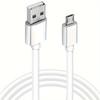 Micro USB Charging Cable For Android Charging Cables Nylon Braided Charging Cord Compatible For Power Banks, For Samsung
