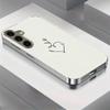 Посеребренный стеклянный чехол для телефона, подходящий для Samsung Galaxy S26 S25 S24 S23 S22 S20 FE/Ultra/Plus5G, противоударный, модный