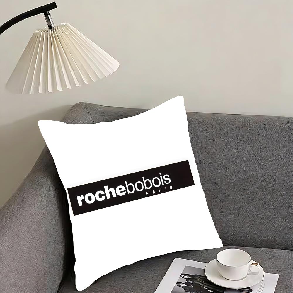 RRoche Fashion BBobois Cushion Cover Elegant Comfort Pillowcase Sofa Bed Doublesided Printed Invisible Zipper Home Decor