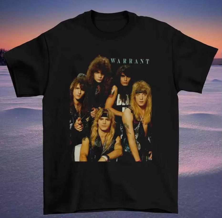 Warrant Band TShirt T Shirt Man Luxury Anime T Shirts for Man TShirt 2026 Warrant Band Tshirt  Women Men Cotton Tshirt