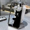 Cartoon Animal Cute Cat Phone Case For iPhone 13 Case iPhone 11 12 14 15 16 Pro Max XS XR 7 8 Plus SE Silicone Soft Clear Cover