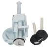 Front Left Door Lock Cylinder Barrel Assembly with Keys Zine Alloy for E46 325i 330i 330xi 2001‑2006