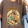 Emotionally Supported by Cats Shirt and Kids Tshirt, Retro Cat Lover Graphic Tee