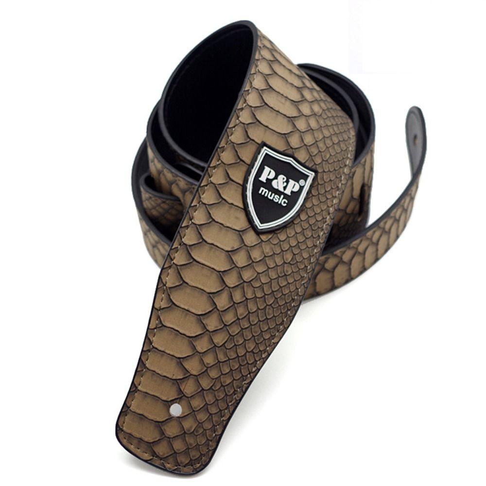 Durable Leather Guitar Strap Widening Adjustable Guitar Crossbody Strap Guitar Accessories Bass Strap Electric Guitar