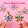 Childrens Marble Plastic Bead Maze Toy With Aircraft Shape For Fun Educational