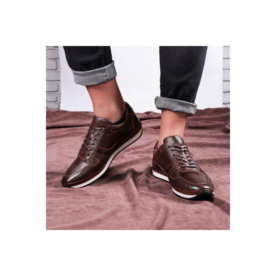 Мужская повседневная спортивная обувь из натуральной кожи