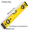 Aluminum Zinc Zinc Alloy Spirit Level Shockproof Level Ruler Bubble Level  Construction Use