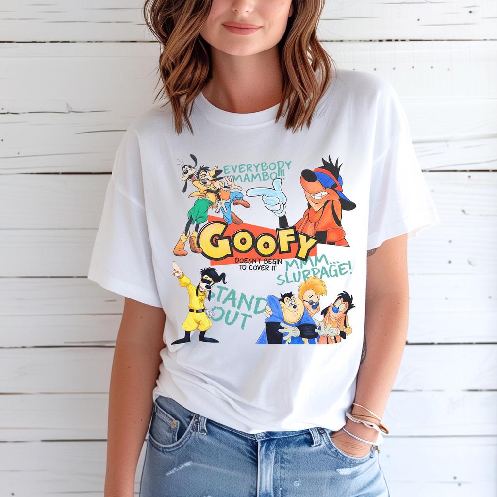 A goofy movie tshirt, goofy shirt, Powerline, goofy gifts, matching Disney tshirts, Disney vacation tee, Disney gifts, retro disney tshirt