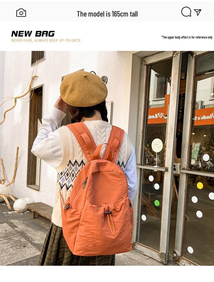 Японский рюкзак из плиссированного нейлона - Большой, Легкий, Повседневный, для Путешествий и Колледжа, Сумка для Ноутбука для Мужчин и Женщин