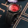 Casio Индивидуальные часы модифицированная серия Кровавый Демон Кварцевые резиновый ремешок унисекс красный циферблат GA-2100-4A GA-2100-4AGaiZhuang-XueMo
