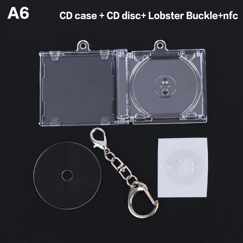 Мини NFC Функциональный Чехол для CD Диска Брелок Периферийный Альбом Держатель для Ключей Для DIY Подвеска на Рюкзак