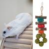 Игрушка для жевания хомяка, кролика, игрушки для жевания, коренной стержень для чистки зубов, здоровый травяной шарик, игрушка для хомяка, аксессуары для домашних животных