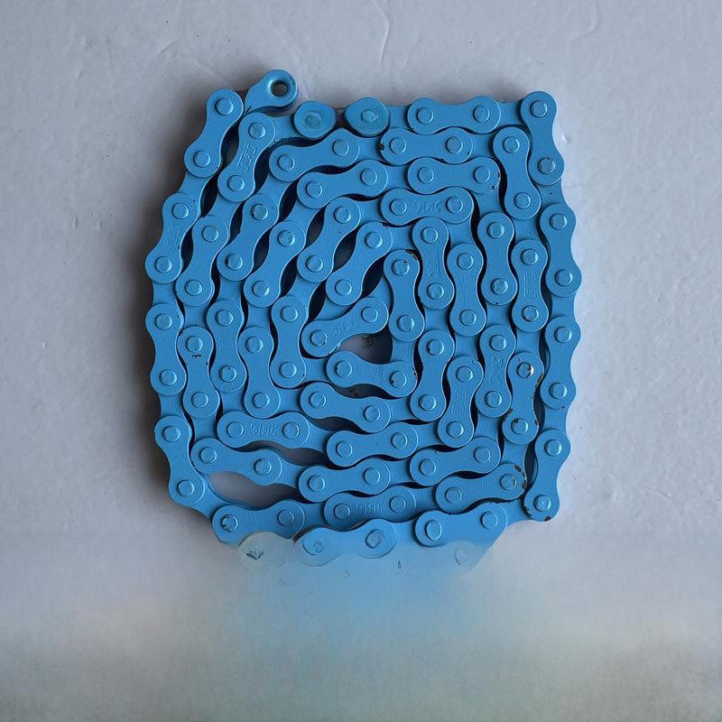 94-звенная односкоростная цепь для шоссейного велосипеда - цвет Dead Fly