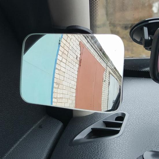 Автомобильное выпуклое зеркало заднего вида с широкоугольным обзором 360° для слепых зон, вспомогательное для безопасной парковки