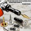 3/6mm Angle Grinder Modified Adapter To Straight Grinder Chuck M10 Thread Abrasive Tools For 100-type Angle Grinder