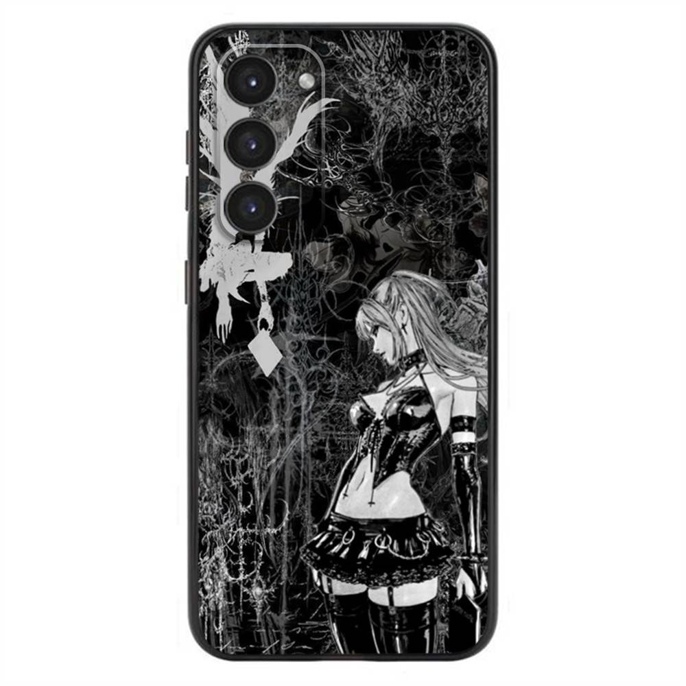 Чехол для телефона Misa D-Death N-Note для Samsung Galaxy A20, 21s, 22, 31, 32, 52, 53, 72, 73, 80, 91, Мягкий силиконовый, Черный