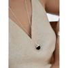 Onyx Bell Drop Necklace