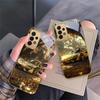 Золотой роскошный спортивный автомобиль Для Samsung A 01 52S A04 A05S A10 A12 13 22 23 24 36 42 M02 Note 10 20Ultra 8 9 Золотой стеклянный чехол для телефона