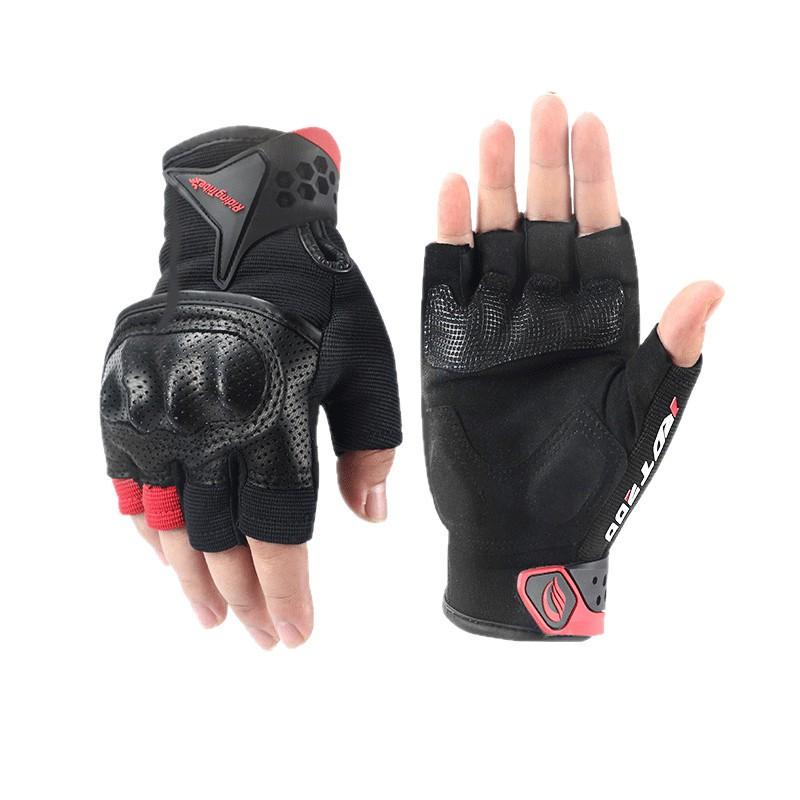 Motorcycle Gloves Men Women Carbon Fiber Full Finger Riding Protective Gear Summer Breathable Cycling Safety