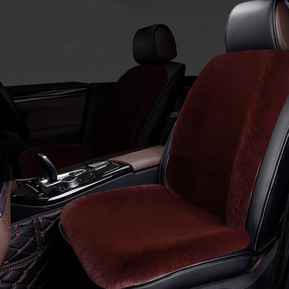 Breathable Car Seat Cover Pad Thick Car Backrest Plush Car Seat Cushion  Autumn and Winter