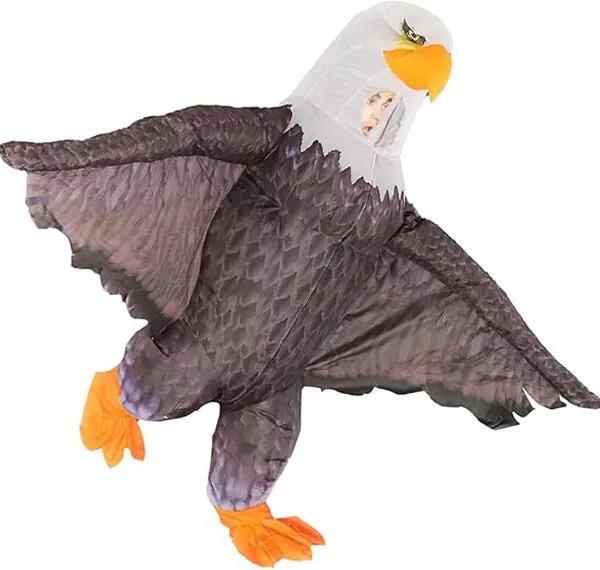 Надувной костюм орла, сценический костюм для взрослых