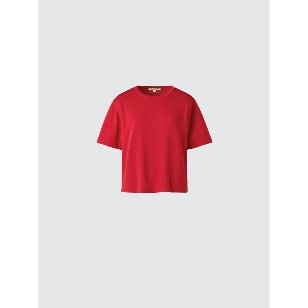 Uniqlo Японская Коробчатая Вязаная Футболка Моющаяся