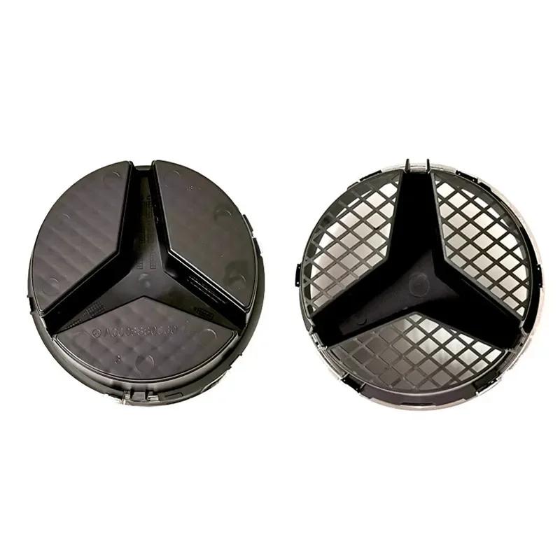 FTI5 3D Car Grill Emblem Star Badge Front Grill Logo Mercedes Benz Amg W204 W205 W213 X253 A B C E S CLA GLB GLC GLE GLS Accessories