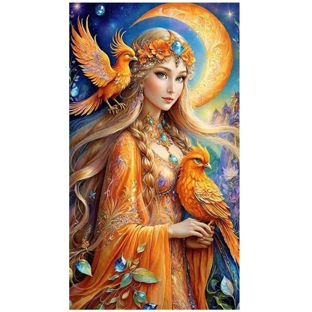 Большой размер мозаика красивая женщина новинка 2024 DIY полный набор алмазов для рисования портрет искусство вышивка крестиком стразы