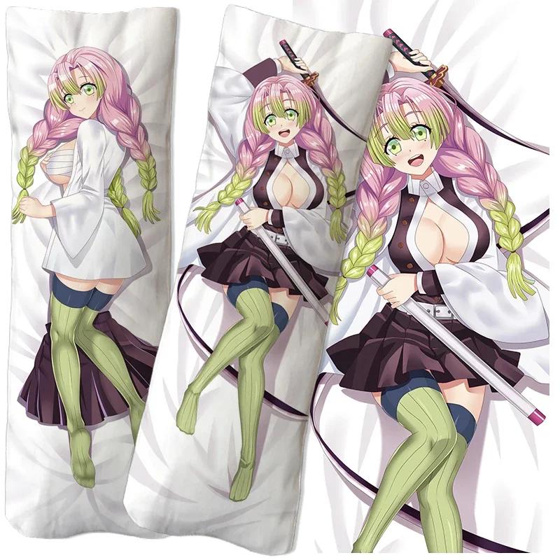 Аниме Demon Slayer Kocho Shinobu Dakimakura Наволочка Подушка Чехол Обнимающая Подушка Чехол Игровая Подушка Otaku Чехол