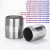 Длина 100/150/200/300 мм 1/4" 3/8" 1/2" 3/4"-2” BSP Наружная резьба Длинный ниппель 304 Нержавеющая сталь Трубный фитинг Соединитель Адаптер