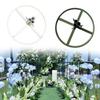 Iron Flower Poles Holder Flower Display Base with 3 Hole For Floor Standing Display Wedding Event Flower Arrangement