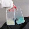 Роскошный светящийся блестящий чехол для телефона Quicksand для iPhone Liquid Sand Прозрачная мягкая задняя крышка
