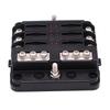 High Quality Car Boat 6 Way Fuse Holder Box Block Panel Fuses Fuse Box Auto Replacement Parts