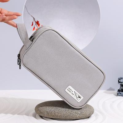 Дорожная косметичка большой емкости, портативная водонепроницаемая нейлоновая сумка для туалетных принадлежностей, косметичка для красоты, мужские органайзеры