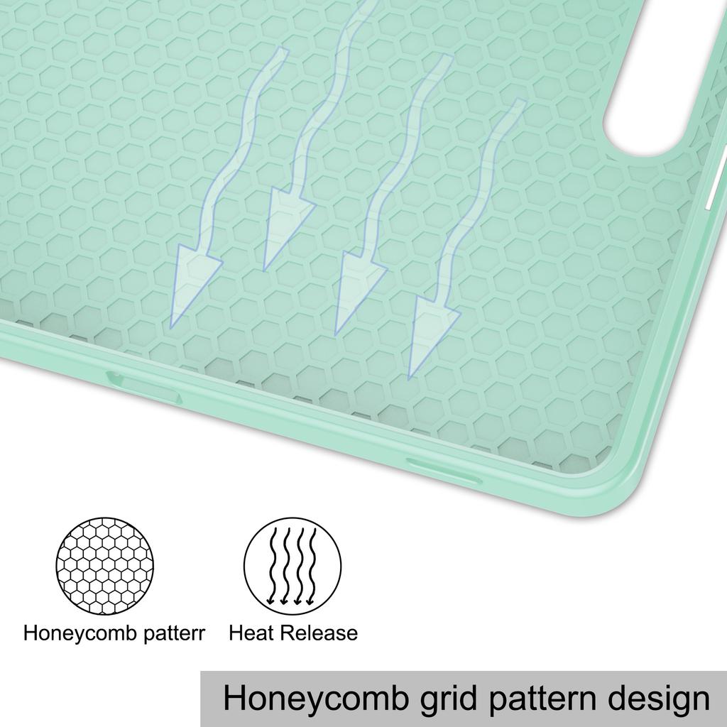 Чехол-подставка для Samsung Galaxy Tab S10+ из ударопоглощающей кожи, чехол для планшета с отделением для стилуса