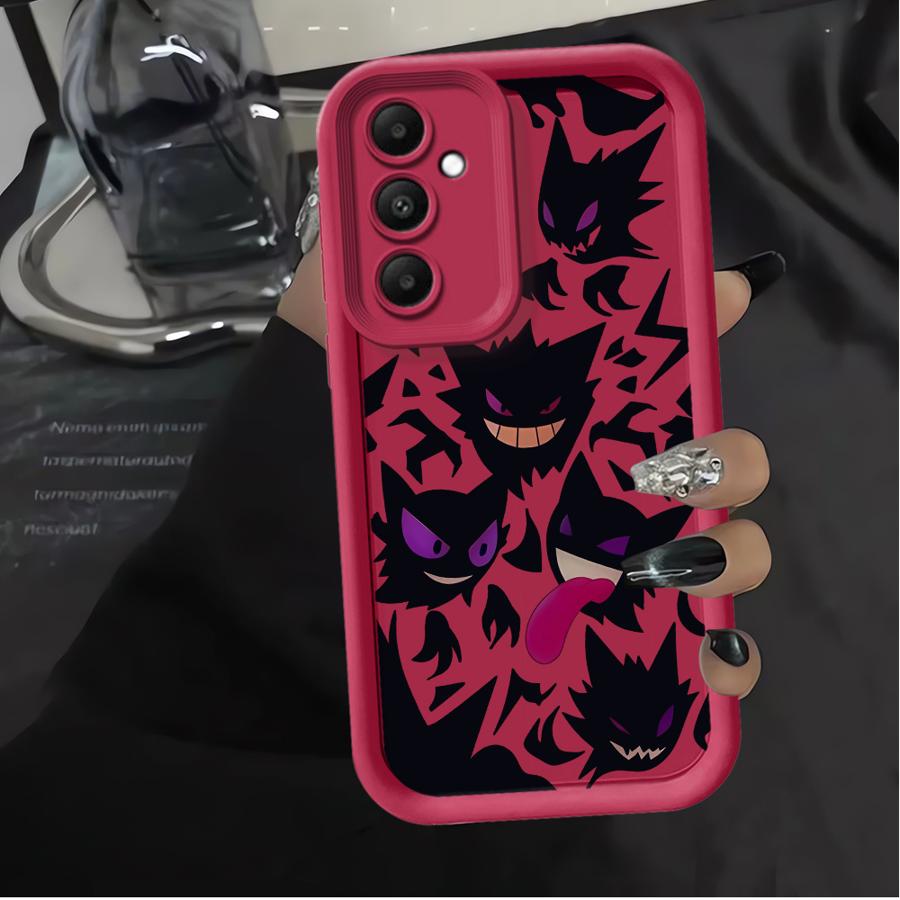 Case for Samsung Galaxy A56 A73 A35 A52 A55 A25 A26 A32 A36 A24 A22 A21s A54 Phone Cover Pokemon Cool Gengar