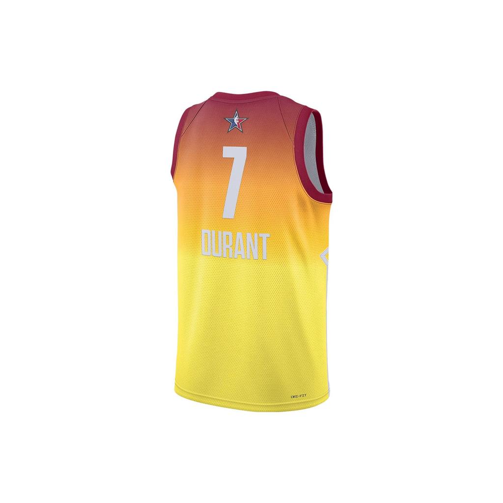 Jordan NBA Kevin Durant All Star 2023 Jersey Yellow/Orange Men Streetwear DX6330-606