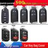 Совместимый чехол для ключа для JEEP Wrangler, Liberty, Cherokee, Renegade, Grand, Commander и Compass