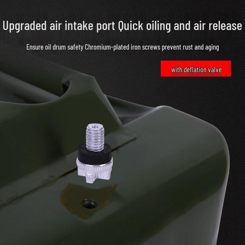 JunDingYing 40L Square Thickened Fuel Tank with Aluminum Lid
