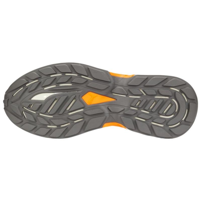 PUMA Pwrframe Aerogram Blaze Unisex Low-top Fabric Casual Shoes Black Orange 387038-02