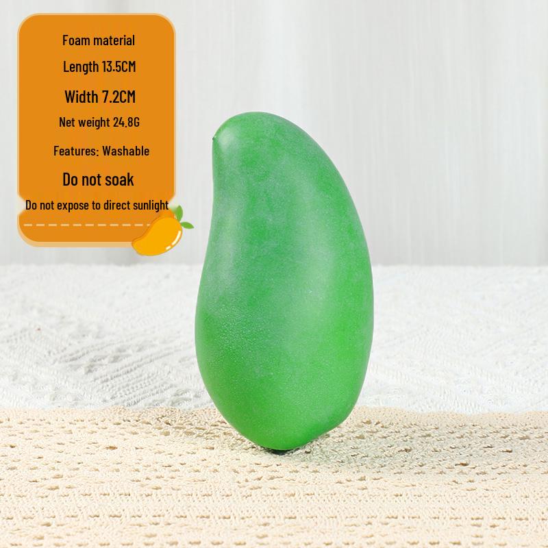 Mango Foam Fruit Model for Photography Prop & Children's Role-Play