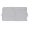 Baby Bath Kneeler Waterproof Thick Painless Foam Non Slip Multipurpose Knee Cushion for Bathing Baby Grey with Grey