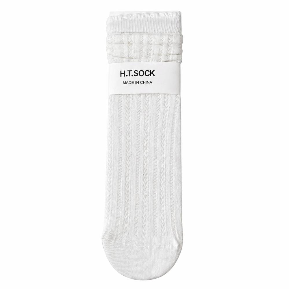 1Pair Mesh Spring Summer Socks Ruffle Lace Socks Cute Thin Socks Women Girls