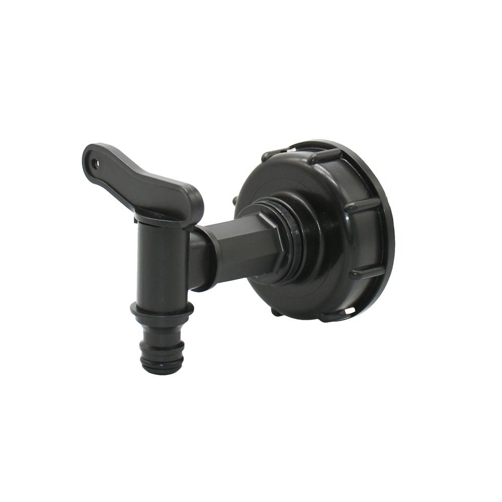 Адаптер для IBC-контейнера S60 с резьбой 3/4", кран для полива, садовые соединители, сливная муфта